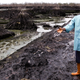 A destroyed fish farm in in Ogoni land area of Nigeria’s Niger Delta